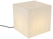 Modern kültéri lámpa fehér 38 cm négyzet alakú IP44 - Nura