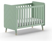 Petróleumkék borovi fenyő babaágy 60x120 cm BILLY – Vipack