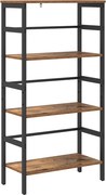 vidaXL Könyvespolc Öreg fa 60 x 29,5 x 115 cm Faanyag