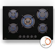 Klarstein Goldflame 5, gáz főzőlap, 5 égő