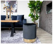 Gamby fekete puff, ø 34 cm - House Nordic