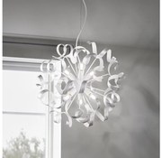 Ideal Lux - Csillár zsinóron VORTEX 6xE14/40W/230V átm. 53 cm ezüst/patinás