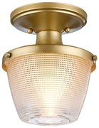 Quoizel QZ-DUBLIN-SF-PNBR - Fürdőszobai lámpa DUBLIN 1xE27/40W/230V IP44 arany