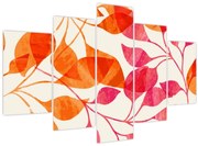 Kép - Narancssárga levelek (150x105 cm)