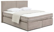 Szürkésbarna boxspring ágy 160x200 cm Olia Bold – Bonami Selection