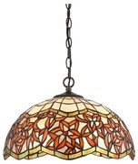 Prezent 232 - Csillár láncon TIFFANY 2xE27/60W/230V