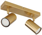 Globo 57911-2GO - Spotlámpa ROBBY 2xGU10/35W/230V arany