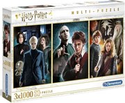 3 X 1000 DB-OS PUZZLE - HARRY POTTER Clementoni
