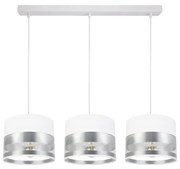 Csillár zsinóron MILO 3xE27/60W/230V ezüst