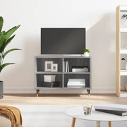 szürke sonoma színű szerelt fa TV-szekrény 69,5 x 30 x 50 cm