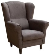 GALA füles fotel sötétbarna