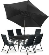 Fieldmann MELISA DARK kerti bútorkészlet