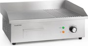 Klarstein Grillmeile 3000GR, elektromos grill, 3000 W, grill lap, 54,5 x 35 cm, sima/bordás