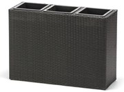 Patteo fekete kültéri virágtartó - Bonami Essentials