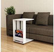 Kisasztal EDI 60x37 cm fehér