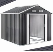 Deuba Kerti ház - 312x257x178 cm - antracit színben