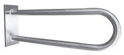 Támasztó fogantyú 10x25 cm rozsdamentes/ezüst
