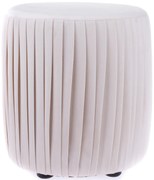 Silla szövet puff, bézs, 36 x 33 cm