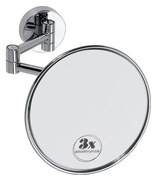 Sminktükör 14x14 cm ezüstszínű