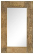 tömör mangófa keretű tükör 50 x 80 cm