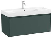 Fürdőszobaszekrény mosdóval Roca ONA 100x50,5x46 cm zöld mat ONA1001ZZM