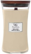 WoodWick Illatosító gyertya nagy váza Vanilla Bean, 609 g