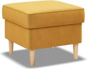 Uszak lábtartó, bársony, sárga