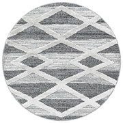 Szürke kerek szőnyeg ø 120 cm Pisa – Ayyildiz Carpets