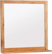 Tükör polccal Naturel Home 60x61,5 cm dió HOMEZRC