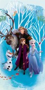 Disney Jégvarázs Blue fürdőlepedő, strand törölköző 70x140cm