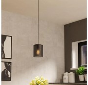 Eglo 901162 - Csillár zsinóron COLOMERA 1xE27/40W/230V szürke