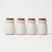 ODLITO ÖNTÖTT Betondoboz – Nefertiti – fehér – 8 cm – 4db