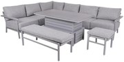 Rojaplast Tampa alumínium kerti bútor készlet - antracit (GA23022M5A-7)