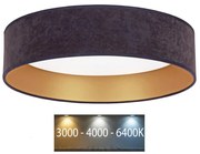 Brilagi Brilagi - LED Mennyezeti lámpa VELVET LED/24W/230V 3000/4000/6400K szürke/arany BG0275