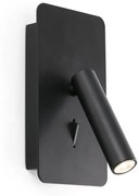FARO 62116 - LED Fali spotlámpa SUAU LED/3W/230V USB fekete
