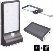 LED-es napelemes lámpa 5.5V 2.5W 3,7V 2000 mAh szürkületi mozgásérzékelővel Wmc