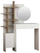Mup White and Oak kozmetikai asztal