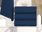 CLARYSSE ELEGANCE törölköző 60x110 cm sötétkék, 100% pamut