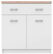 TOPTY 2D1S típusú szekrény, 14-es típus, fehér