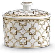 Porcelán cukortartó Decó Pozzi Milano