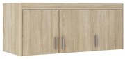 ADELINA háromajtós szekrénybővítmény - 133 cm széles, sonoma tölgy