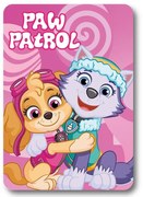 Gyerek takaró Fleece Paw Patrol rózsaszín 140x100cm Faro