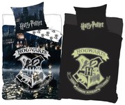 Harry Potter Hogwarts sötétben világító ágyneműhuzat 140×200cm, 70×90 cm