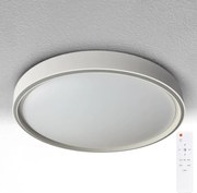 Brilagi-LED Dimmelhető lámpatest NANCI LED/60W/230V 3000–6500K átm. 49 cm ezüst + távirányító