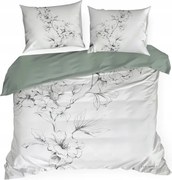 Szatén ágyneműhuzat Flavia 160x200 Eva Minge Eurofirany virágzó gallyak virág