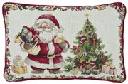 Big Red Man 32x48 négyzet alakú töltött párna, karácsonyi motívum - Sander