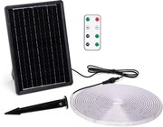 Aigostar - LED Dimmelhető napelemes szalag LED/10W/3,2V 10 m 6500K IP65 + távirányító