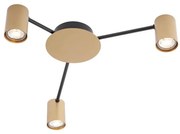 Redo 01-4049 - Spotlámpa NOA 3xGU10/10W/230V arany