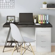 sötétbarna kezelt tömör tölgyfa asztallap 120x60x(2-6) cm