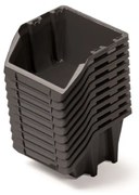 Kistenberg Tárolódoboz készlet 10db BINEER SHORT 118x98x70 mm fekete